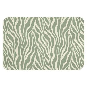 OnlyWow WC PŘEDLOŽKA Zebra - Motiv - zelená 60x40 cm obraz