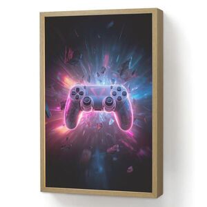 OnlyWow DOBÍJECÍ NOČNÍ LAMPIČKA Controller - Neon - Explosion - Abstraktní 40x60 cm obraz