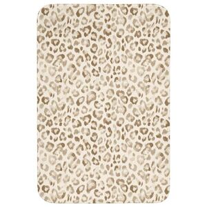 OnlyWow WC PŘEDLOŽKA Leopard - Classic - Béžová 60x90 cm obraz
