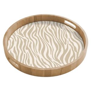 OnlyWow SERVÍROVACÍ PODNOS Zebra - vzor - béžová 50x50 cm obraz