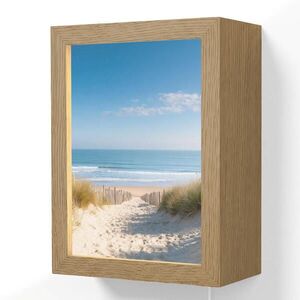 OnlyWow NÁSTĚNNÁ LAMPA Pláž - moře - duny - písek - léto 15x20 cm obraz