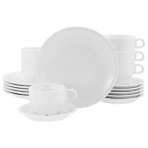 Creatable KÁVOVÁ SOUPRAVA Milano Weiss 18dílné obraz
