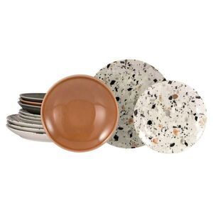 Creatable JÍDELNÍ SOUPRAVA Terrazzo Mix 12dílné obraz