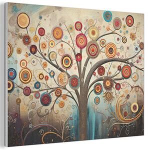 MuchoWow AKUSTICKÝ obraz Strom - Strom života - Barva 80x60 cm obraz