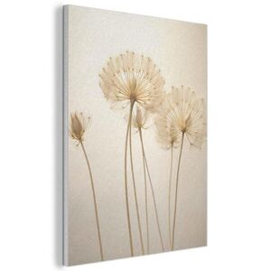 MuchoWow AKUSTICKÝ obraz Sluneční světlo - Pampeliška - Botanické - Květiny 70x100 cm obraz