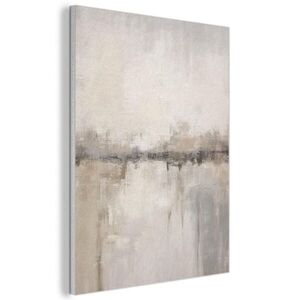 MuchoWow AKUSTICKÝ obraz Moderní umění - Abstraktní - Béžová 70x100 cm obraz