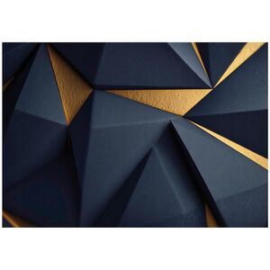Wallarena ABSTRAKTNÍ geometrická fototapeta modrá 150x105 cm obraz