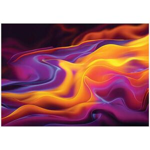 Wallarena ABSTRAKTNÍ 3D oranžová fototapeta 300x210 cm obraz