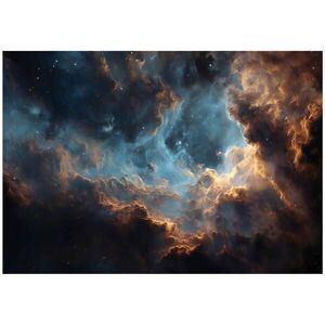 Wallarena FOTOTAPETA Cosmos Clouds Blue 250x175 cm obraz