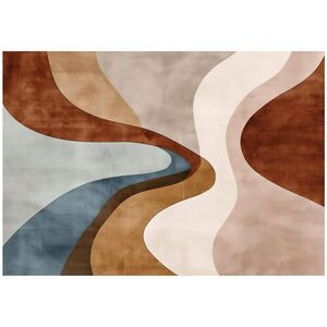 Wallarena FOTOTAPETA Art Deco Abstraktní Hnědá 200x140 cm obraz
