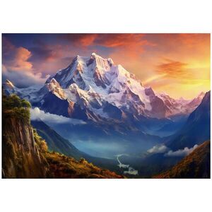 Wallarena FOTOTAPETA Hory Příroda Modrá 254x184 cm obraz