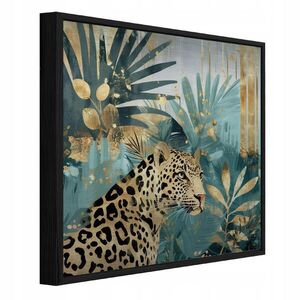 Wallarena ZARÁMOVANÉ obrazy Lampard listy zelené 30x30 cm obraz