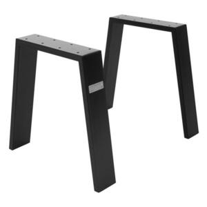 ML-DESIGN NOHY K STOLU, sada 2 ks, Loft, 44 x 42 cm, matná černá obraz