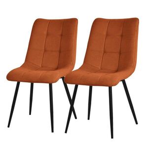 ML-DESIGN JÍDELNÍŽIDLA, SADA 2 KS, oranžový látkový potah obraz