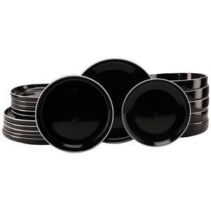 Creatable JÍDELNÍ SOUPRAVA Nordic Gourmet Schwarz 18dílné obraz
