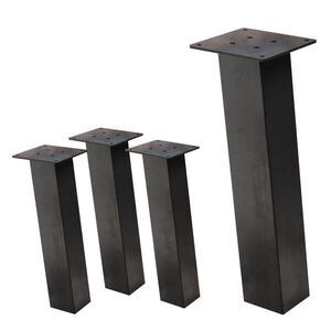 ML-DESIGN STOLOVÉ NOHY, sada 4 ks, design I-96GRAD, výška 42 cm, průmyslový styl, 8 x 8 cm obraz