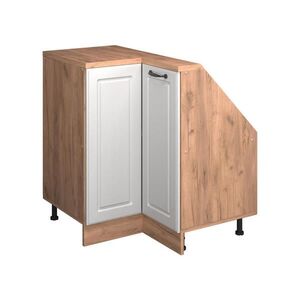 Vicco ROHOVÁ KUCHYŇSKÁ SKŘÍŇKA POD ŠIKMOU STŘECHU R-Line Bílý venkovský dům 75.6 cm s 1 dveřmi obraz