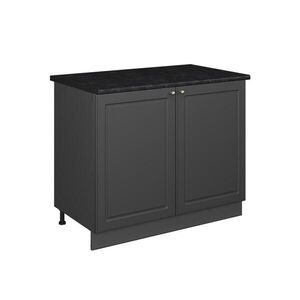 Vicco SKŘÍŇKA POD DŘEZ Fame-Line, Anthrazit-Gold Landhaus/Antracit, 100 cm, PD Antracit obraz