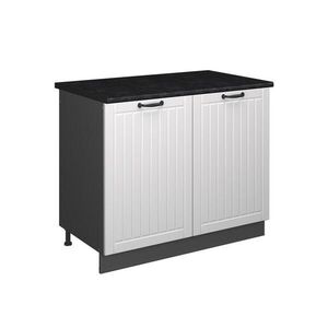 Vicco SKŘÍŇKA POD DŘEZ Fame-Line, Bílý venkovský dům/Antracit, 100 cm, PD Antracit obraz