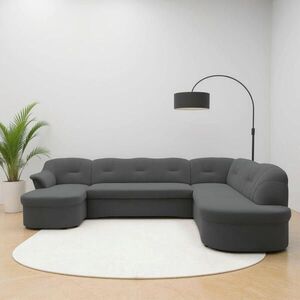 MID.YOU SEDACÍ SOUPRAVA, textil, tmavě šedá obraz