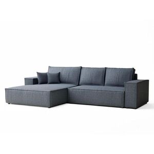 Maison de Reve ROHOVÁ SEDAČKA s funkcí spaní Maze, textil, modrošedý obraz