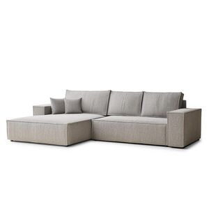 Maison de Reve ROHOVÁ SEDAČKA s funkcí spaní Maze, textil, šedobéžová obraz