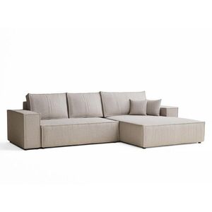 Maison de Reve ROHOVÁ SEDAČKA s funkcí spaní Maze, textil, béžová obraz