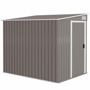 Outsunny ZÁHRADNÍ DOMEK 2, 81 m² 154 x 206, 5 x 181 cm s pultovou střechou a základem obraz
