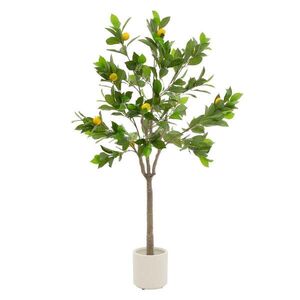 ML-DESIGN UMĚLÁ ROSTLINA Citroník 160 cm z plastu obraz