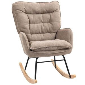 Redom HOUPACÍ křeslo 71/98, 5/97 cm, polyester, s ergonomickou opěrkou zad a měkkým čalouněním, Hnědá obraz