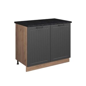 Vicco SKŘÍŇKA POD DŘEZ Fame-Line, Tmavě šedá/Zlatý mocný dub, 100 cm, PD Antracit obraz