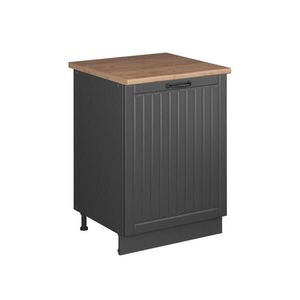Vicco SPODNÍ SKŘÍŇKA KUCHYŇSKÉ LINKY Fame-Line, Tmavě šedá/Antracit, 60 cm 1 dvířka s pracovní deskou obraz