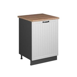 Vicco SKŘÍŇKA POD DŘEZ Fame-Line, Bílý venkovský dům/Antracit, 60 cm obraz