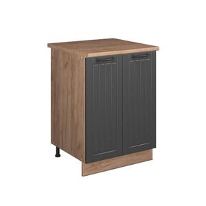 Vicco SKŘÍŇKA POD DŘEZ Fame-Line, Tmavě šedá/Zlatý mocný dub, 60 cm obraz