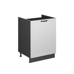 Vicco SKŘÍŇKA POD DŘEZ Fame-Line, Bílý venkovský dům/Antracit, 60 cm obraz