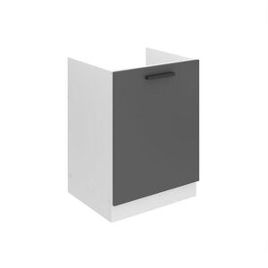 B BELINI GROUP SKŘÍŇKA POD DŘEZ 60 cm SDZ, bez pracovní desky, s 1 dvířky, Stříbrná matná obraz