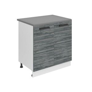 B BELINI GROUP KUCHYŇSKÁ SPODNÍ SKŘÍŇKA 80 cm SD, s pracovní deskou, se 2 dveřmi, Glamour dřevo obraz