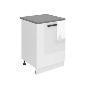 B BELINI GROUP KUCHYŇSKÁ SPODNÍ SKŘÍŇKA 60 cm SD s pracovní deskou, 1 dvířka, Bílá lesklá obraz