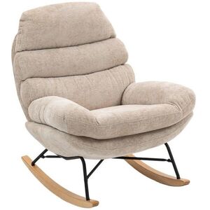 Redom HOUPACÍ křeslo 103/80/91 cm s měkkým polstrováním, polyester, Krémově bílá obraz