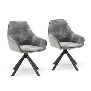 Vicco LOUNGE CHAIR Eleganza Světle šedá Sada 2 kusů obraz