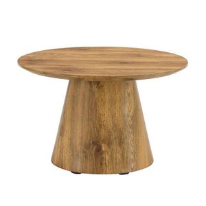 Modfu KONFERENČNÍ stolek z MDF 60x60x35 cm v dekoru dřeva, kulatý, odolný proti vlhkosti a snadný na údržbu obraz