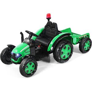 COSTWAY TRAKTOR 12V zelený obraz