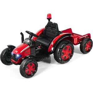 COSTWAY TRAKTOR 12V červený obraz