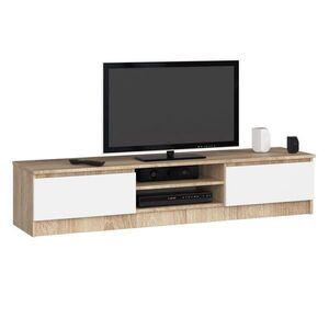 RAUMHIRSCH FURNITURE LOWBOARD dub Sonoma, bílá 33/160/40 obraz