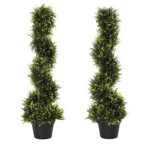 Outsunny SADA 2 UMĚLÝCH CEDRŮ, velké 90 cm obraz