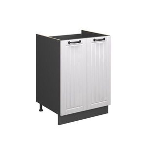 Vicco SKŘÍŇKA POD DŘEZ Fame-Line, Bílý venkovský dům/Antracit, 60 cm obraz