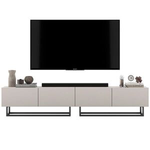 Meble Lindner SADA 2 TV stolků Enjoy Kašmír mat 240 cm s kovovým rámem obraz