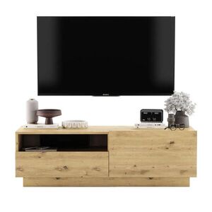 Meble Lindner TV stolek Enjoy Dub Artisan 120 cm se zásuvkou a soklem obraz