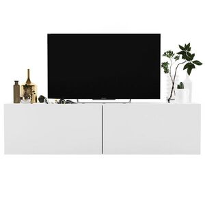 Meble Lindner TV stolek Enjoy Bílá mat 120 cm obraz