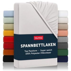Blumtal NAPÍNACÍ prostěradlo z mikrovlákna, 150/200/30 cm, Světle šedá obraz